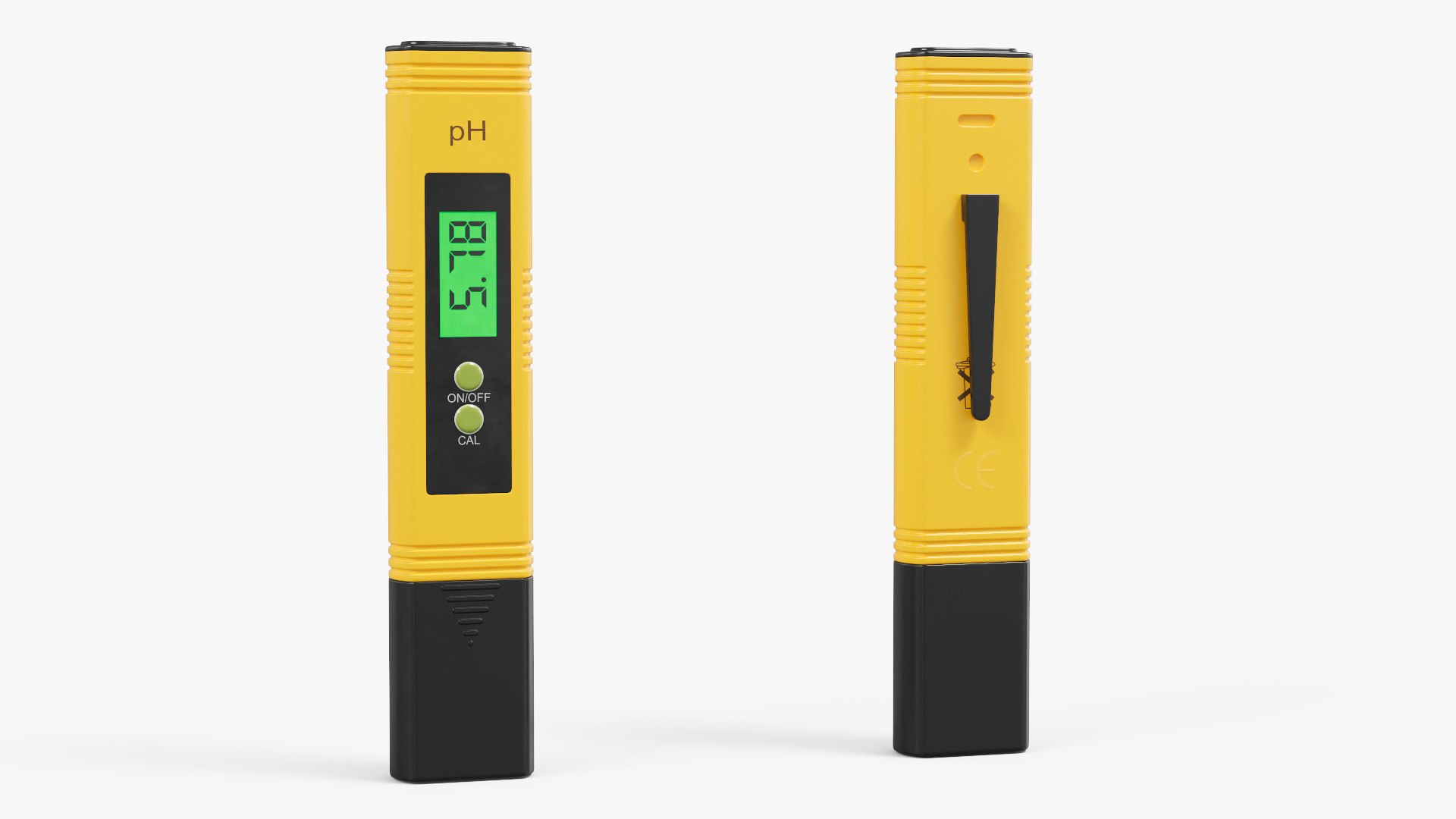 Digital pH Tester Pen for Water Quality 3D model preview