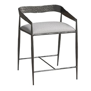 Arteriors ansel counter stool 3D model