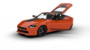 3D Nissan Z Heritage Edition 2024 HQ 3d model model