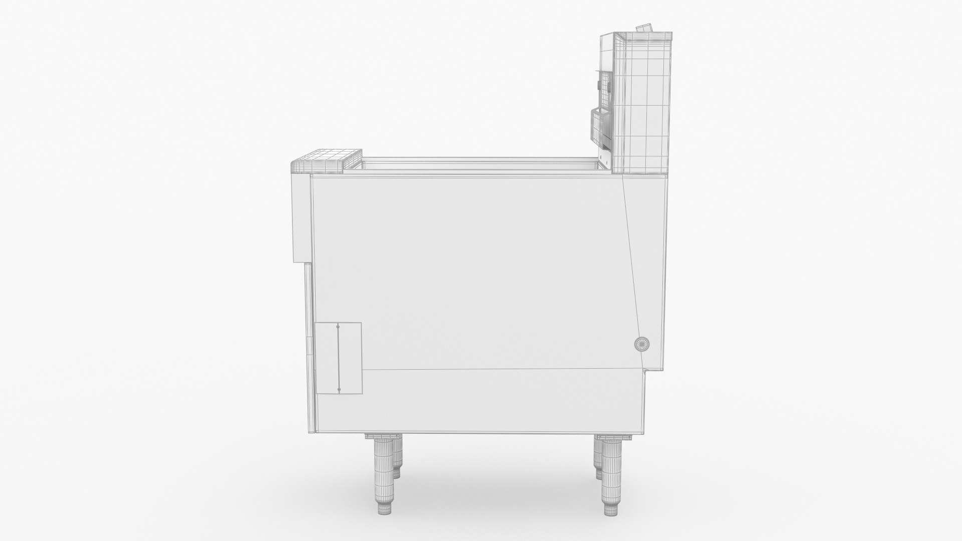 3D Pitco SSH55 SOLSTICE Supreme Gas Fryer Model - TurboSquid 2088895