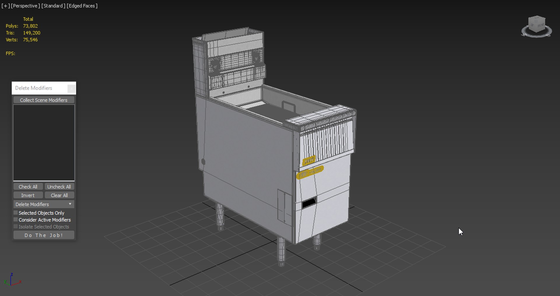 3D Pitco SSH55 SOLSTICE Supreme Gas Fryer Model - TurboSquid 2088895