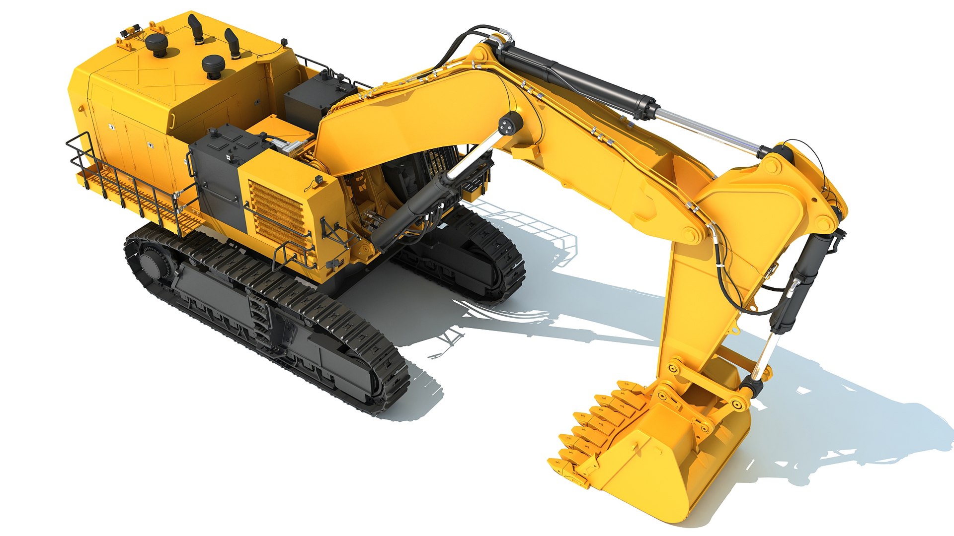 3D Hydraulic Mining Shovel - TurboSquid 1588291