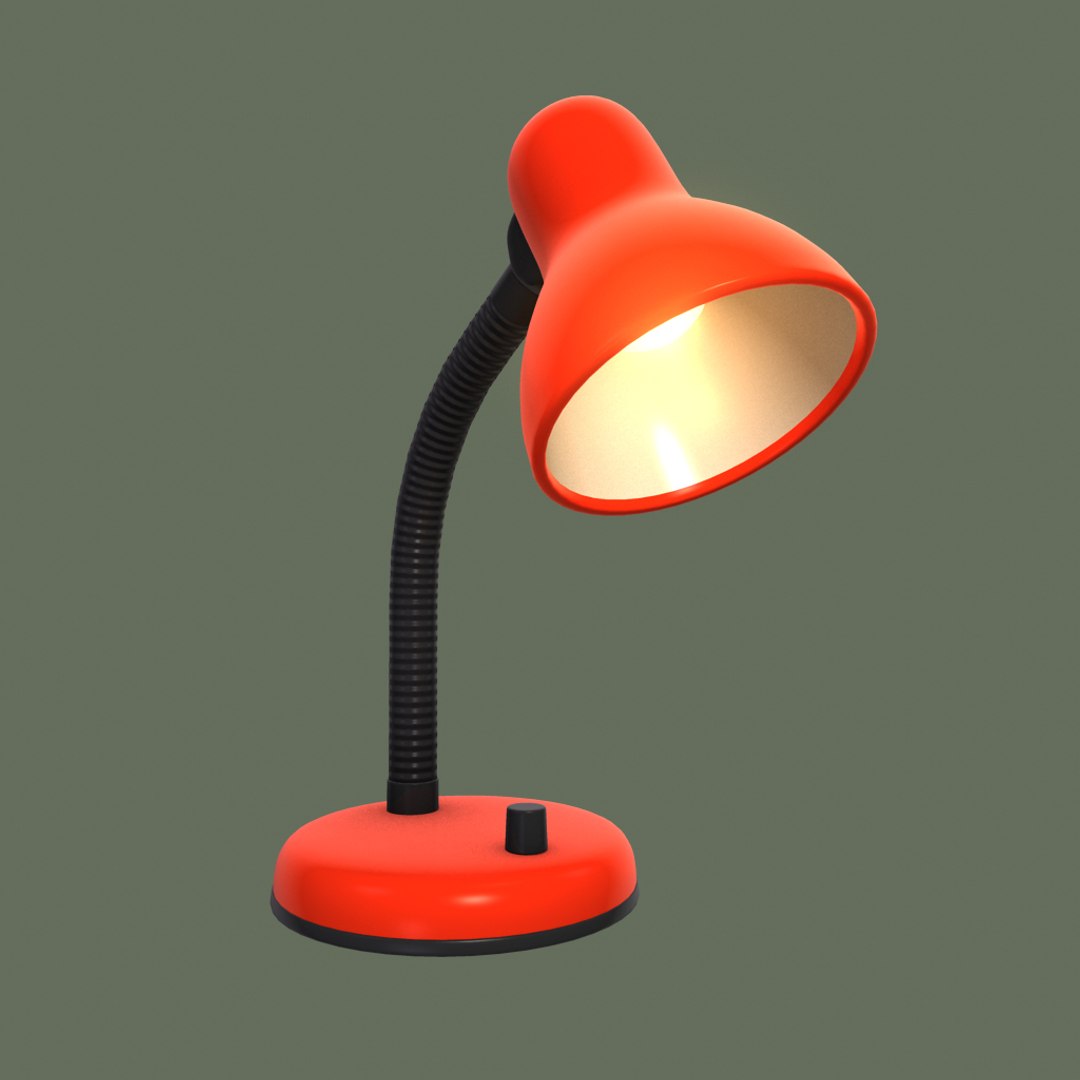 study lamp 3d model