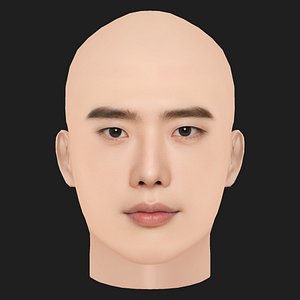 Low Poly Lee Jong-suk Head