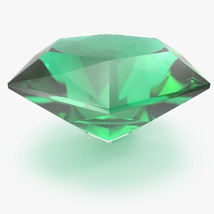 Fire Rose Hexagon Cut Emerald