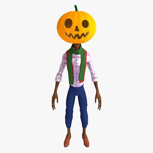 3d max jack pumpkinhead pumpkin
