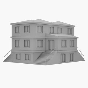 3D Country House 03 model