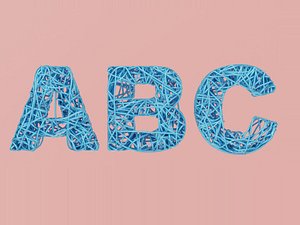 Wire Noodle Alphabet