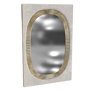 Caracole OXFORD OVAL MIRROR 3D model