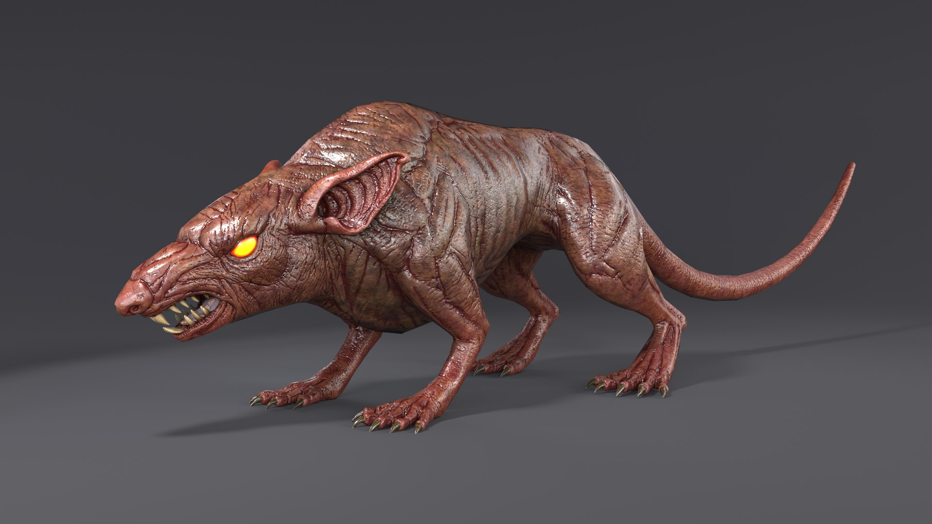 Mutant Rat 3D Model - TurboSquid 2146668