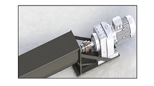 18 meters 300mm HANGER BED U TYPE SCREW CONVEYOR