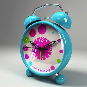 3d model of alarm clock