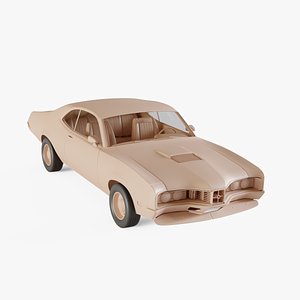 3D 1970 Mercury Cyclone GT