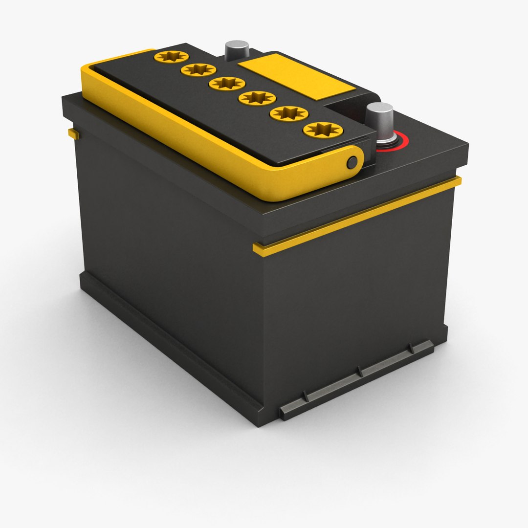 3D Auto Battery - TurboSquid 1250431