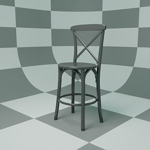 3D model realistic chair