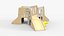 Toddler play Toboggans Structure 4