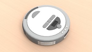 robotic vacuum cleaner cartoon 3D model