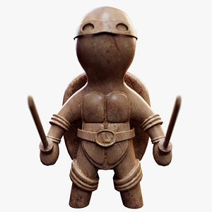 Wooden Boy Turtle