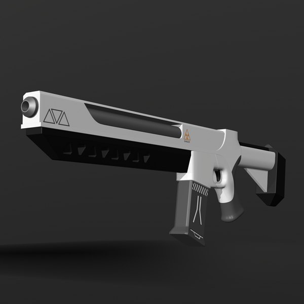 Science fiction assault rifle model - TurboSquid 1452856