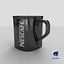 Taza De Café Nescafé Negra Con Café