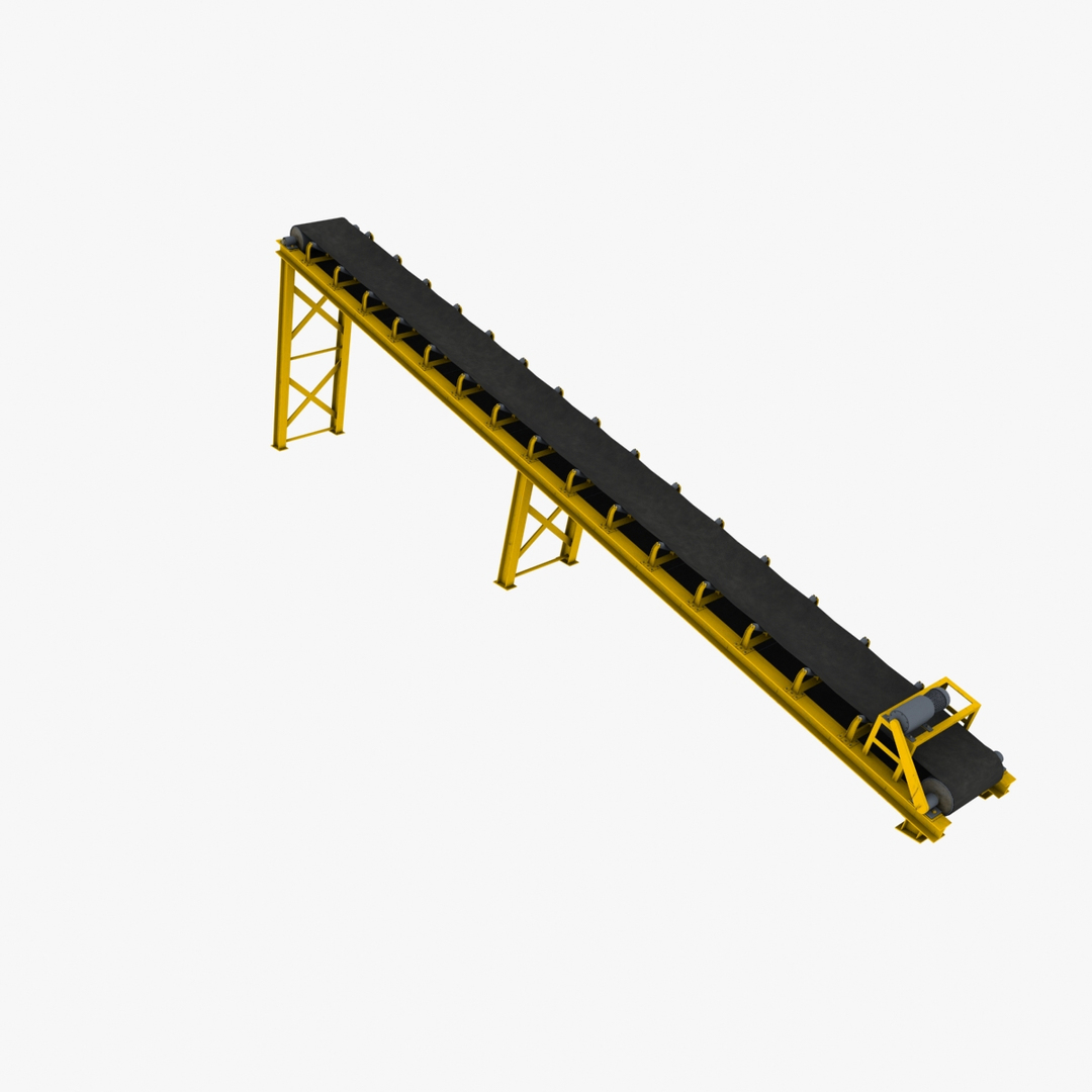 3d Conveyor Belt Model