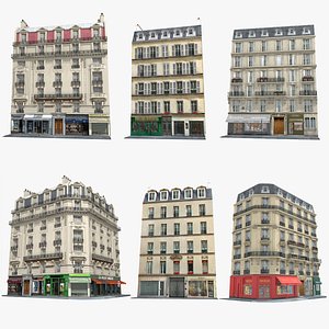 Realistic Old Paris House Game Collection