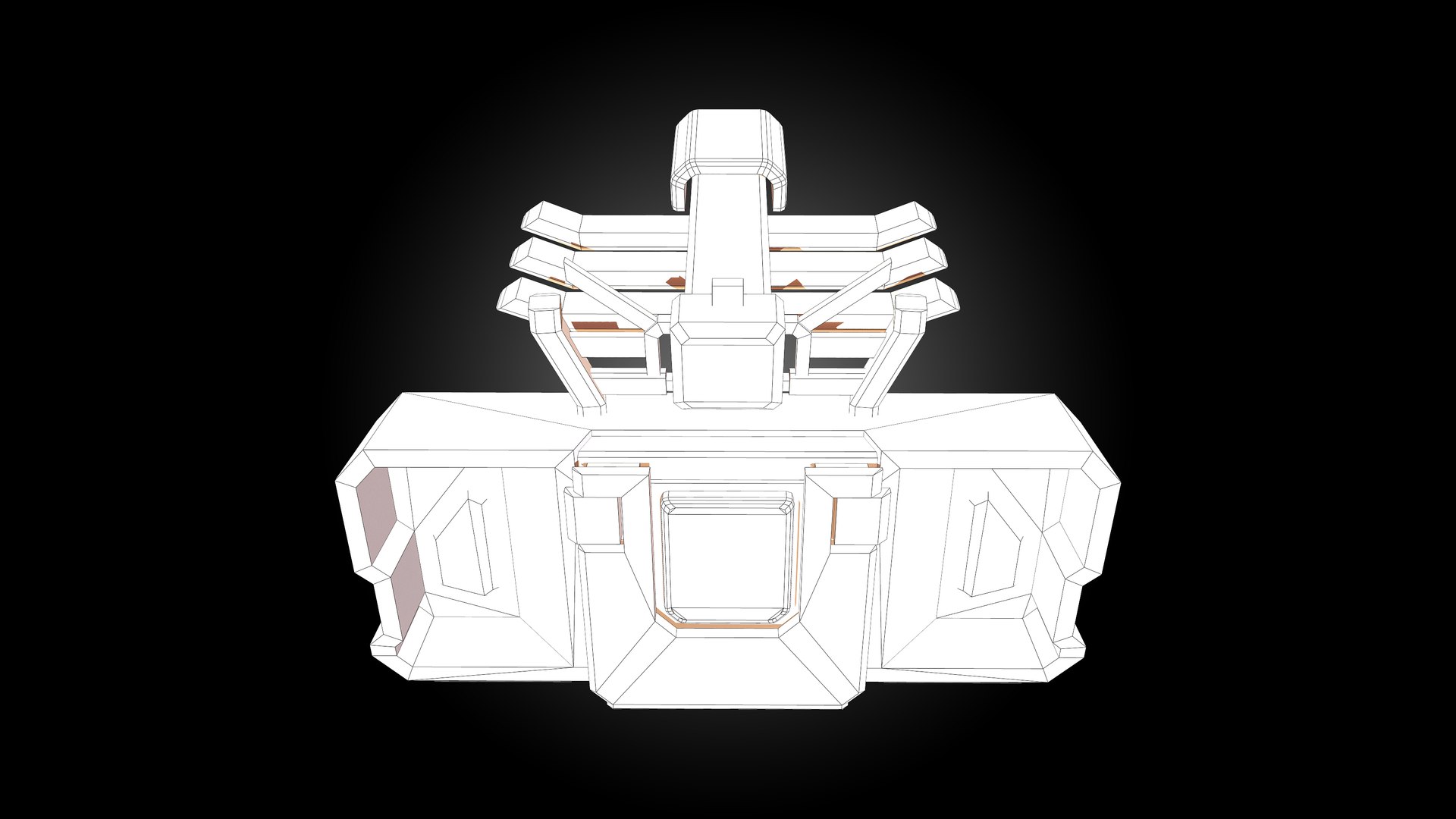 Block Control B 3D model - TurboSquid 1718847