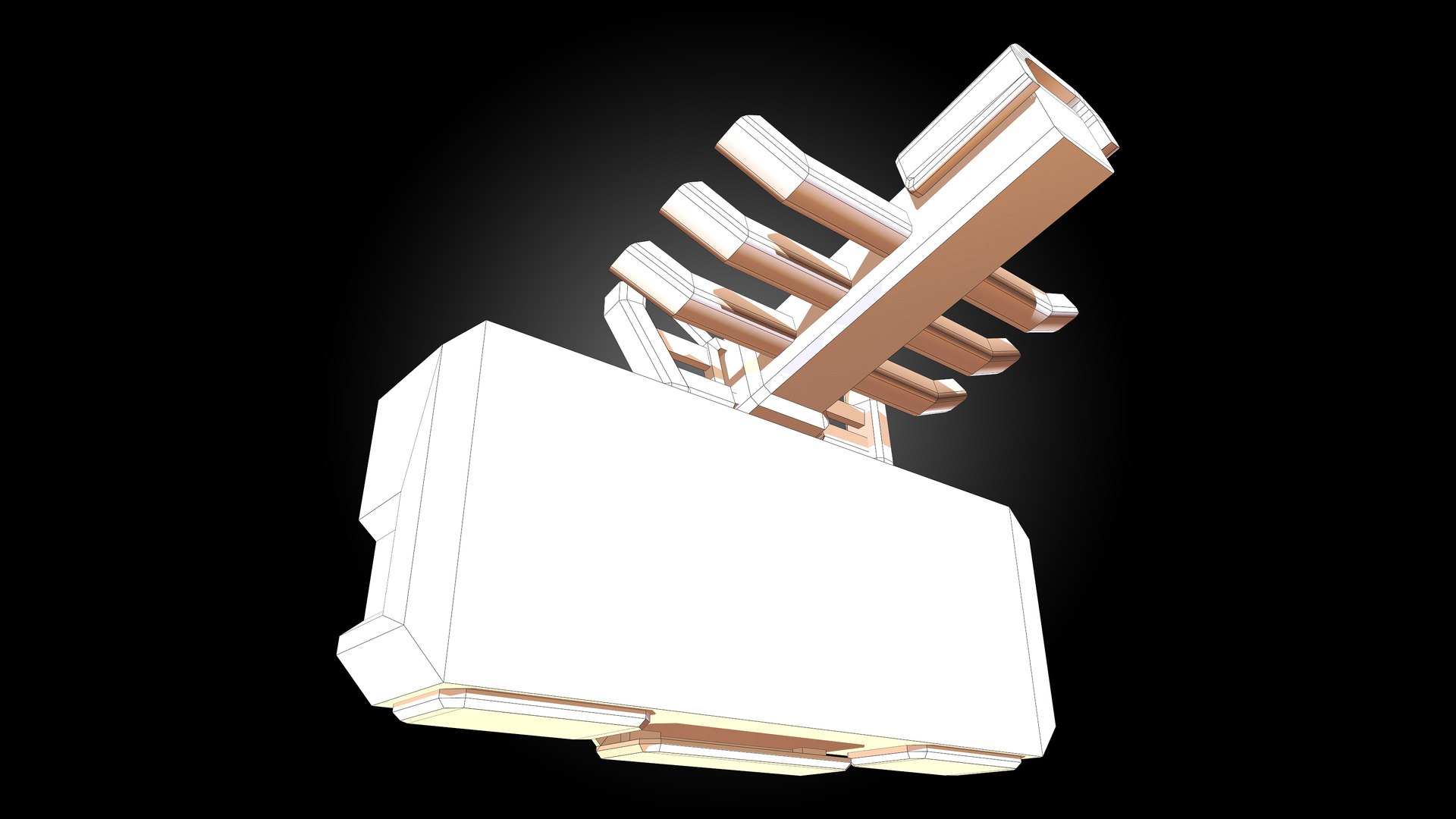 Block Control B 3D model - TurboSquid 1718847