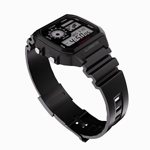 Casio World Time 3D model