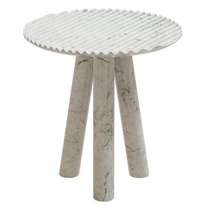 3D WHITE RABBET SIDE TABLE BY PATRICIA URQUIOLA model