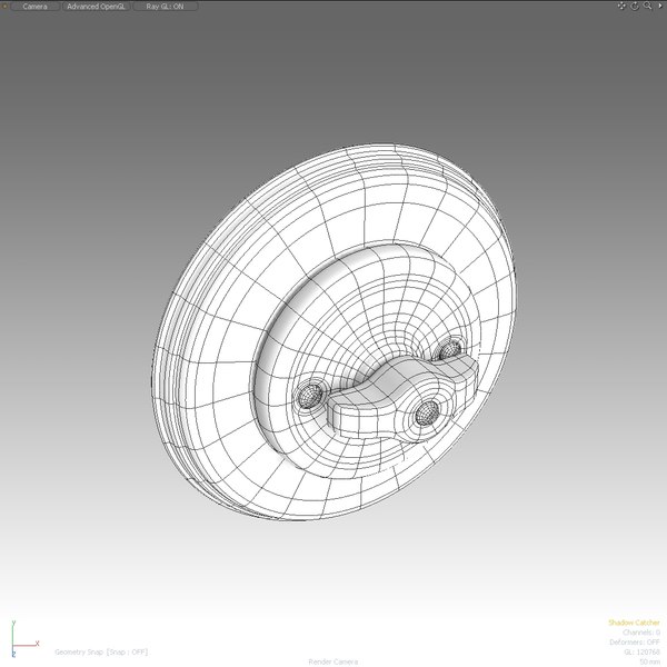 3d electrical switch model