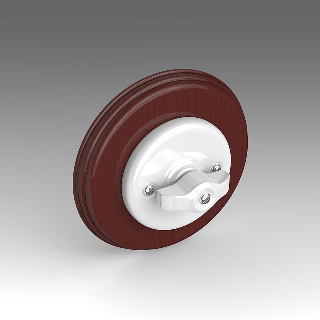 3d electrical switch model