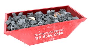 Industrial Container with concrete blocks VOL 2