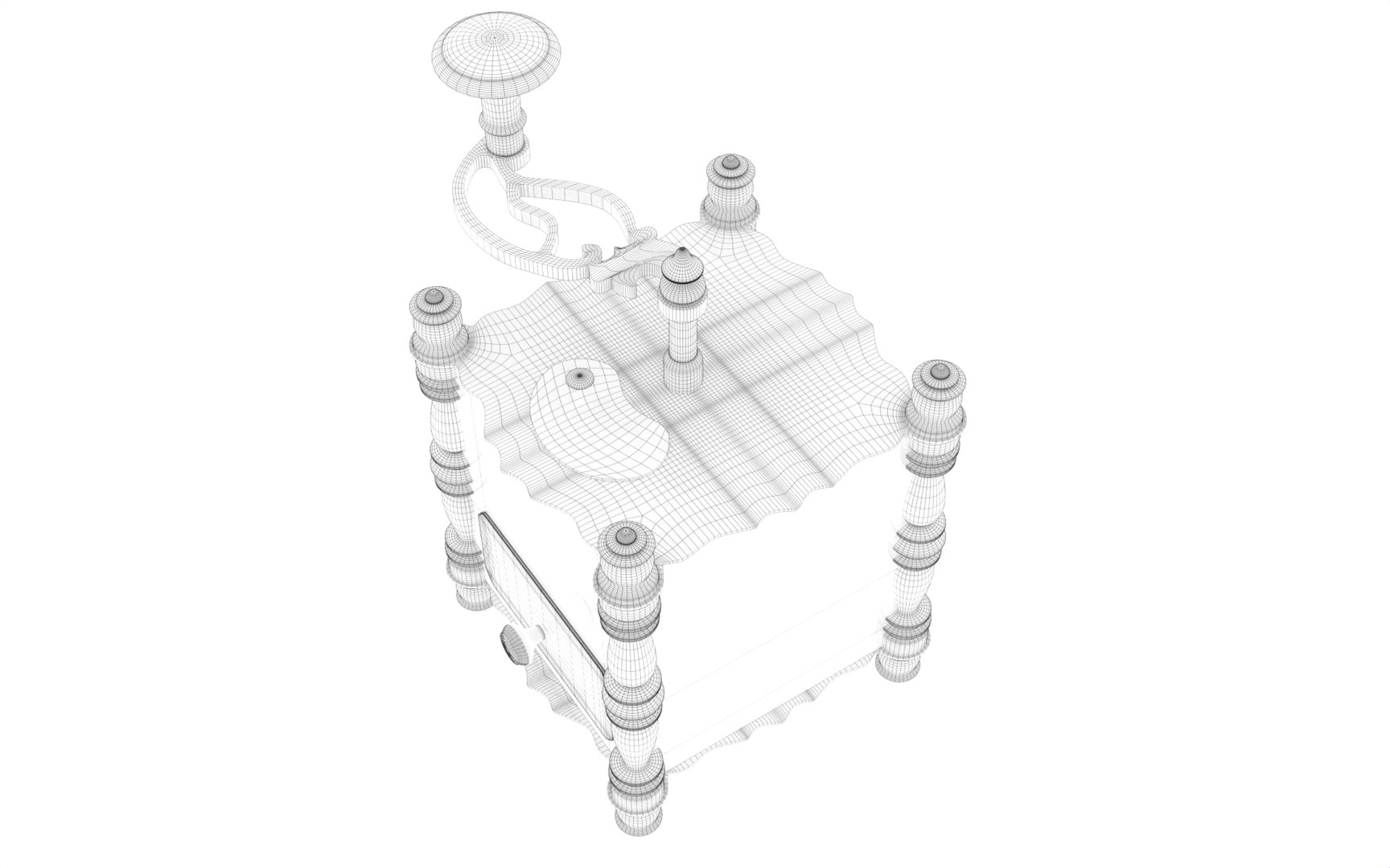 3D Model Old Grinder - TurboSquid 2049786