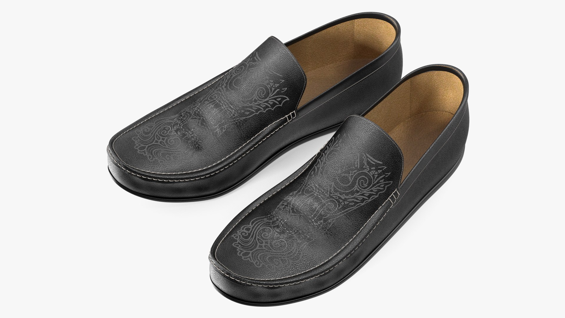 Mens Casual Shoes 3D model preview