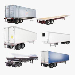 Semi Trailers Set