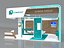 Stand de exposición Stand Stand 8x8m Alto 450 cm 2 Laterales abiertos