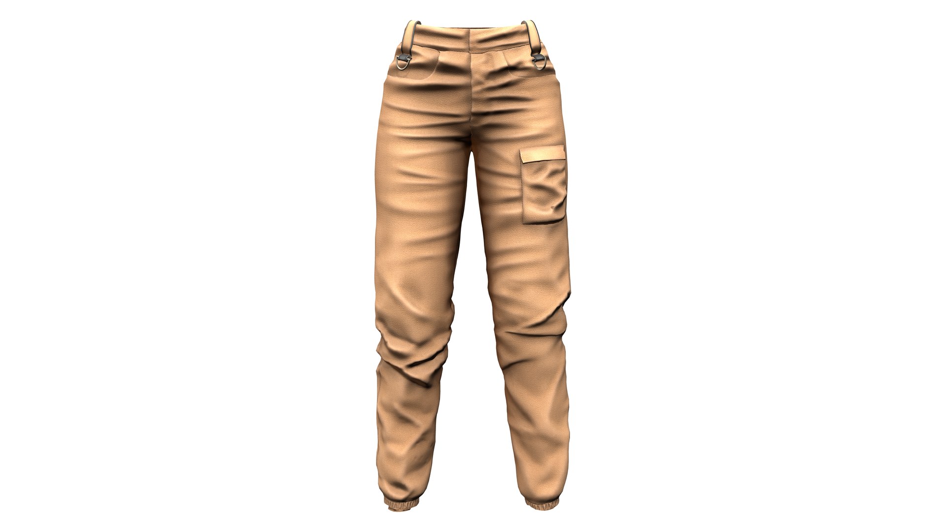 Elastic Bottom Cargo Pant