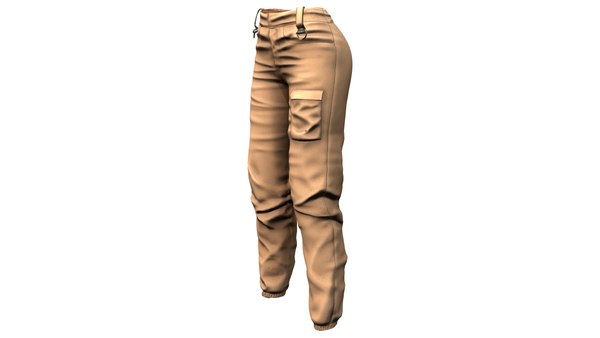 MOLDE PANTALON CARGO MUJER 2312