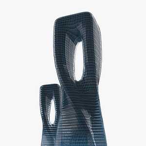 Twisted Infinity Twin Towers 3D model