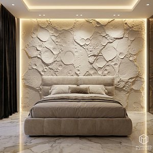 3D model Stone Relief Panel wall decor set mural STL CNC 290