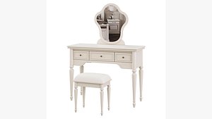 Wayfair Sokil Vanity Dressing Table 3D model