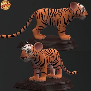 Cartoon Baby Tiger
