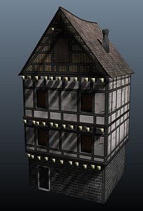 medieval house 3d model