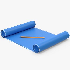Blueprints And Pencil