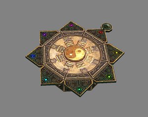 Geomantic compass Tai Chi