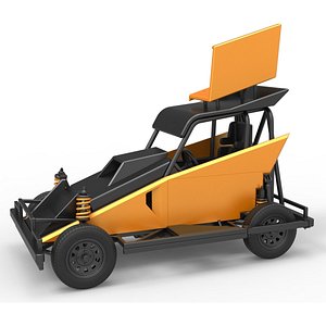 New Zealand Ministock car Version 2 Scale 1 to 25 3D model