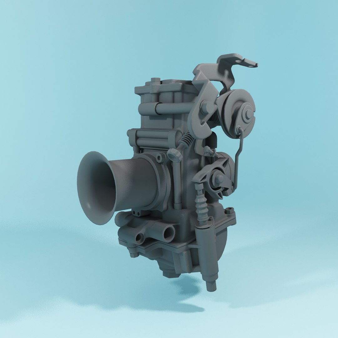 3D Model Carburetor Mikuni Tmr - TurboSquid 1297388