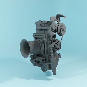 3D模型化油器mikuni tmr