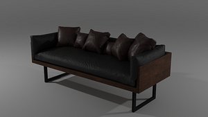 wood sofa